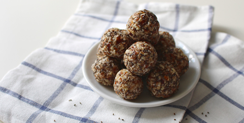 Orange and nut bliss balls